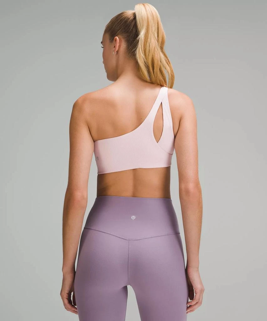 lululemon Ribbed Nulu Asymmetrical Yoga Bra *Light Support, A/B Cup 10