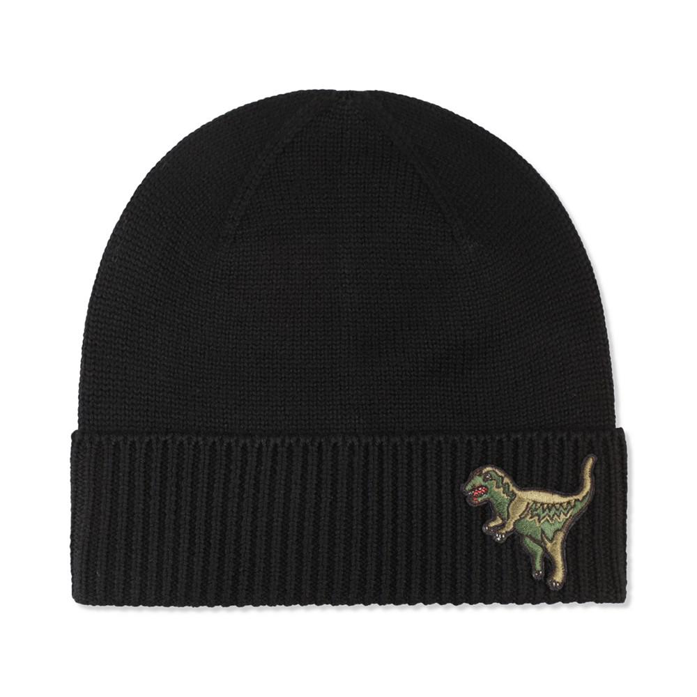 COACH Tyrannosaurus Rex Patch Beanie