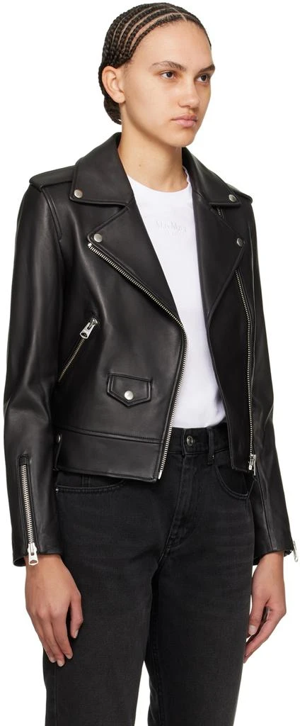Mackage Black Baya Leather Biker Jacket 2
