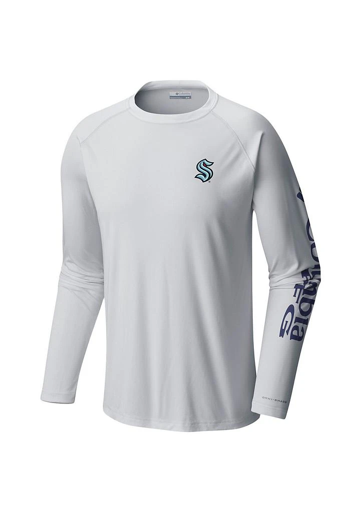 Columbia NHL Seattle Kraken Terminal Tackle Omni-Shade Raglan Long Sleeve T-Shirt 2