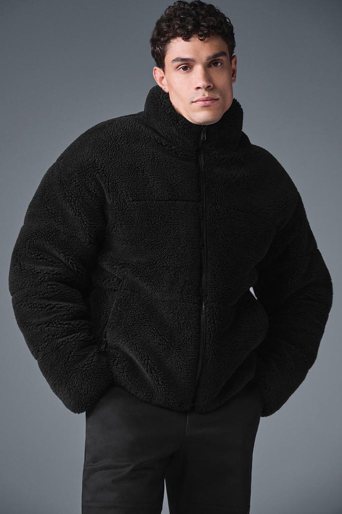 Alo Sherpa Stage Puffer - Black - Coats - Free Shipping - BeyondStyle