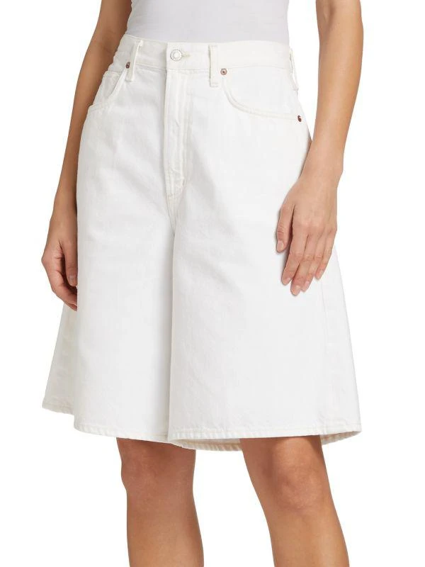 AGOLDE Nolan Cotton Flare Shorts 1