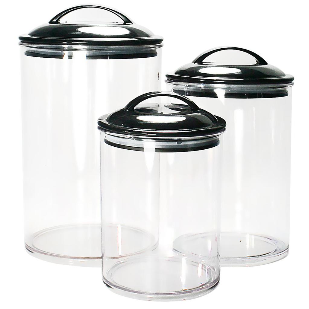 Reston Lloyd Calypso Basics by  Acrylic Storage Canisters, Set of 3