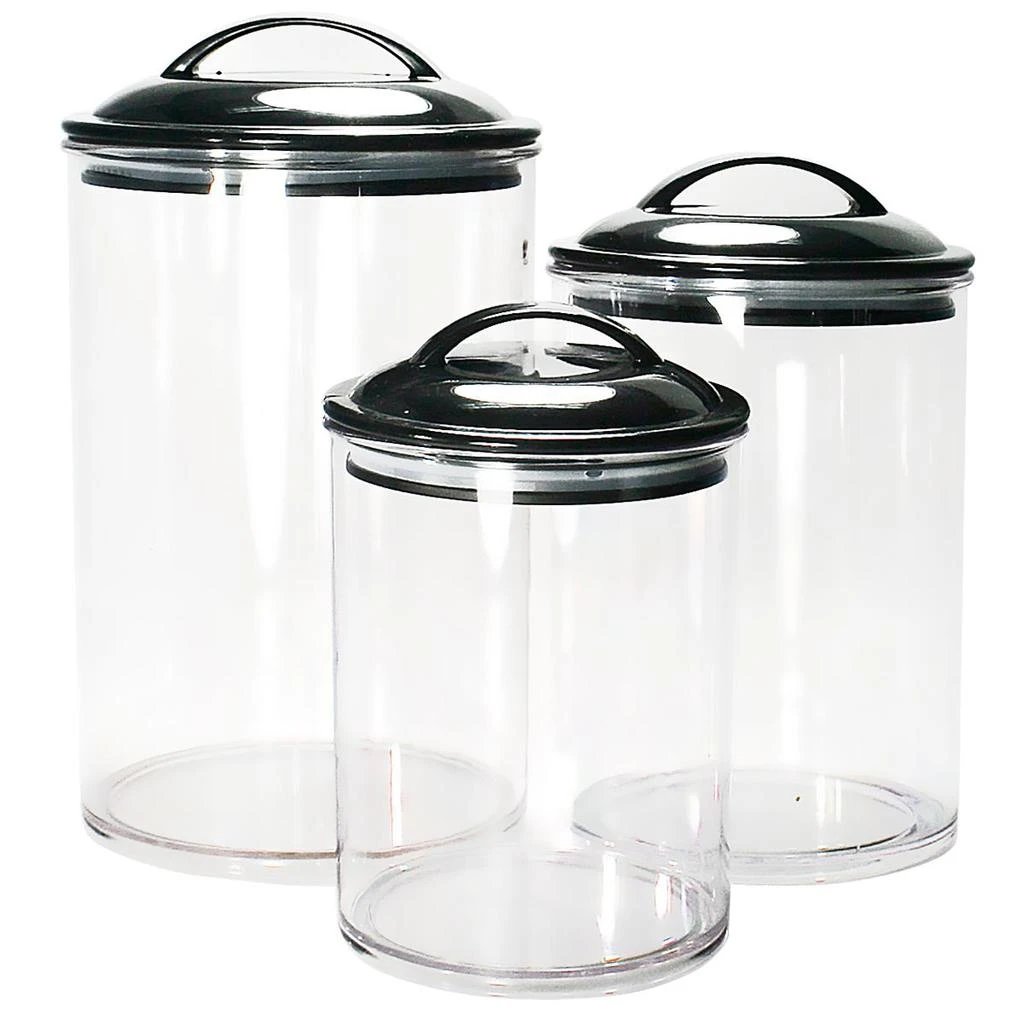 Reston Lloyd Calypso Basics by  Acrylic Storage Canisters, Set of 3 1