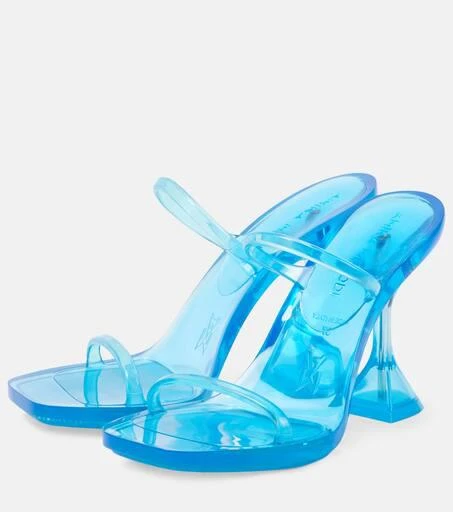 Amina Muaddi Brito 95 PVC sandals 5