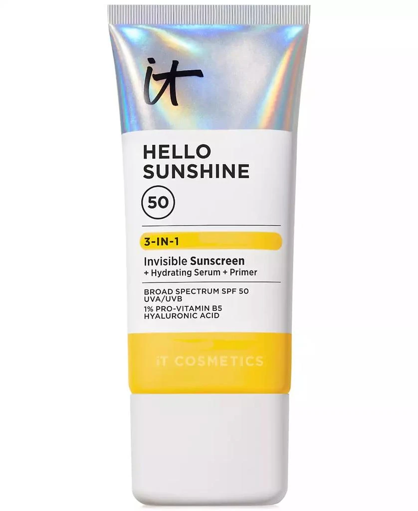 IT Cosmetics Hello Sunshine Invisible Face Sunscreen SPF 50 1