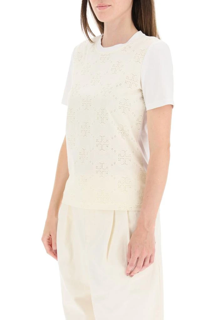 Tory Burch Tory Burch Logo Embroidered T-Shirt 5