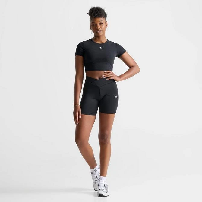 Adidas Women's adidas Originals Cross Waist Biker Shorts 2