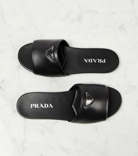 Prada Leather slides 4