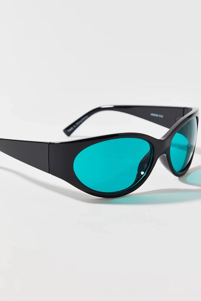Urban Outfitters Kayla Plastic Round Shield Sunglasses 2