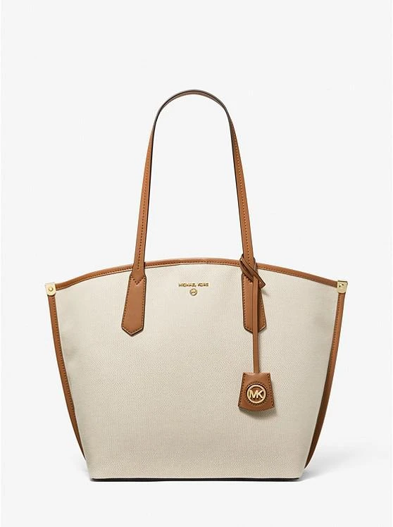 Michael Kors Jane Large Canvas Tote Bag 1