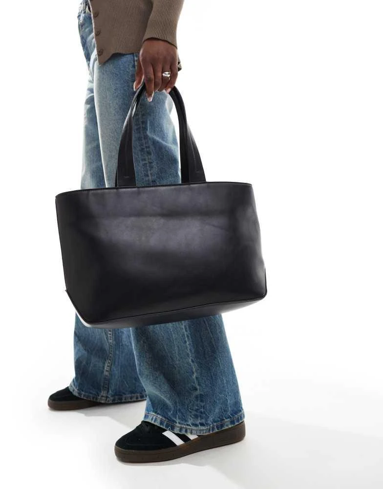 ASOS ASOS DESIGN clean tote bag with wing detail 2