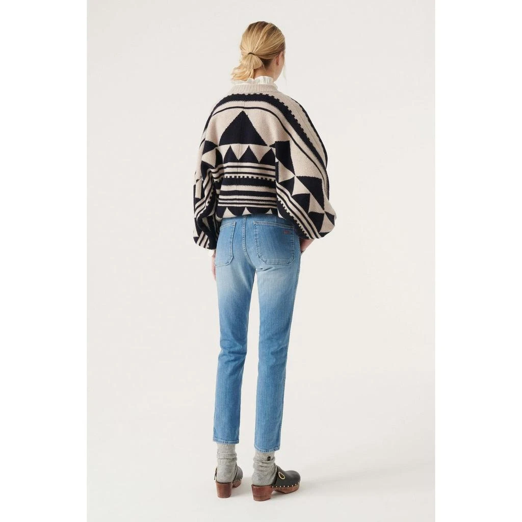 预计3周后发货 ba&sh Jeans Sally - Lightusedblue - Femme 4