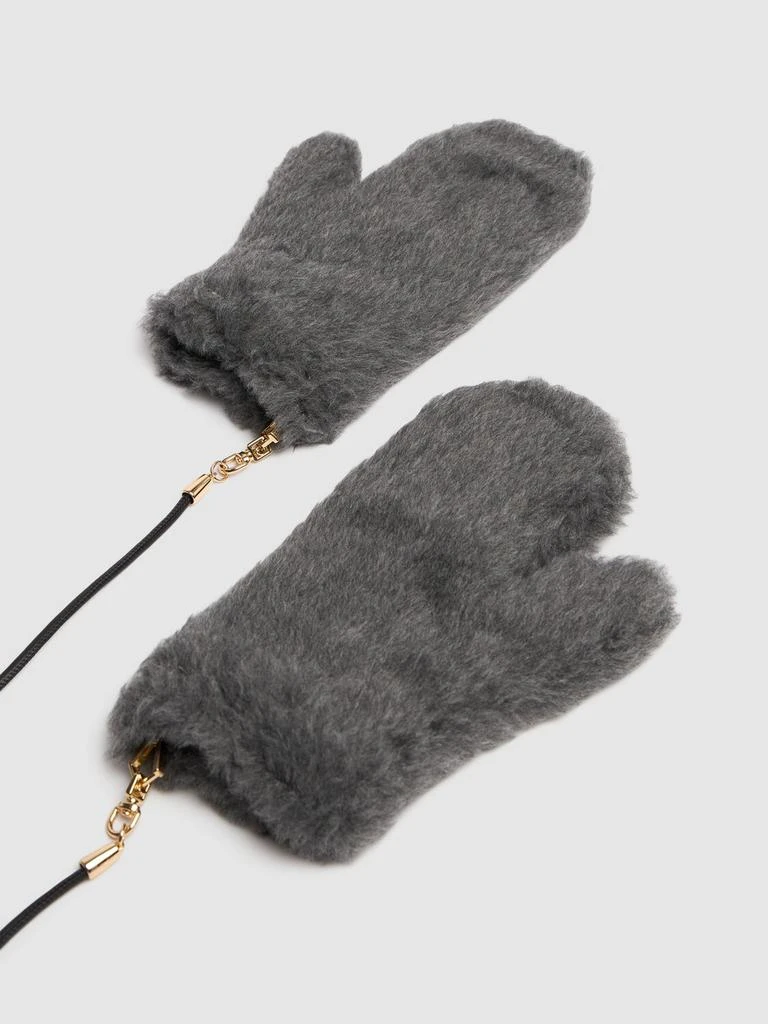 MAX MARA Ombrato3 Teddy Gloves 2