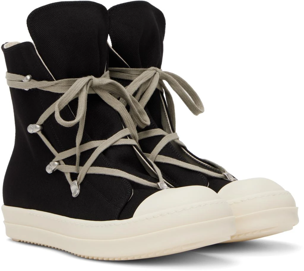 Rick Owens Black Porterville Hexa Sneaks Sneakers 4