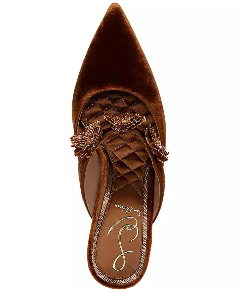 Sam Edelman Women's Amelie Floral Bead-Emblished Pumps 8