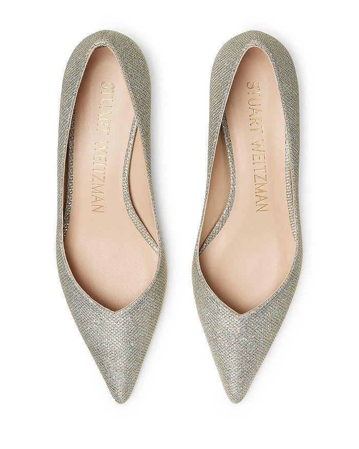 Stuart Weitzman Women's Eva Kitten Heel Pumps 3