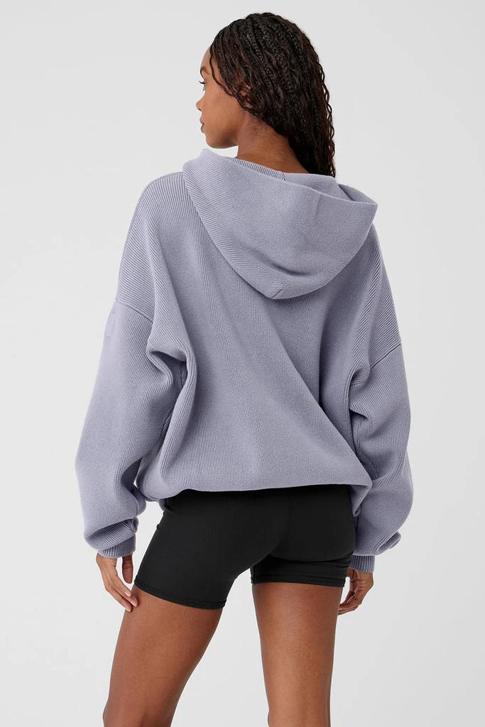 Alo Scholar Hooded Sweater - Fog 2