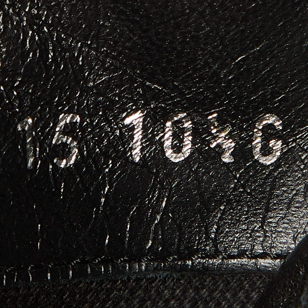 Gucci Gucci Black Leather and GG Canvas Web Low Top Sneakers Size 44.5 8
