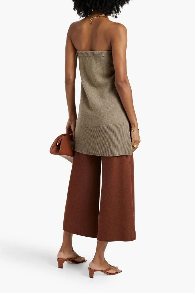 Lisa Yang Gabriella strapless cashmere top 3