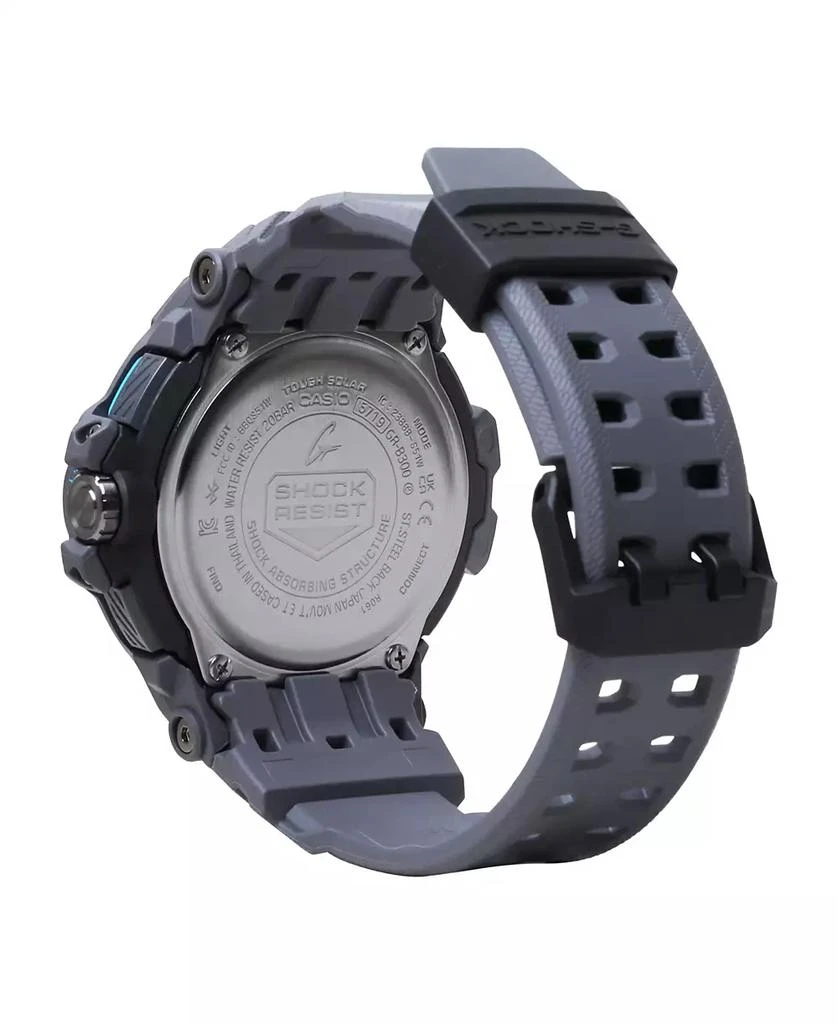 G-Shock Mens Analog Grey Resin Watch, 54.7mm, GRB300-8A2 3