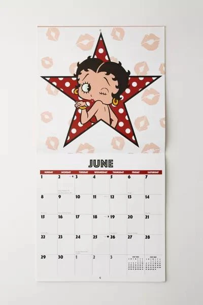 Urban Outfitters Betty Boop 2025 Wall Calendar 4