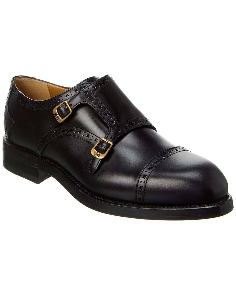 Gucci Gucci Monk Strap Leather Loafer 1