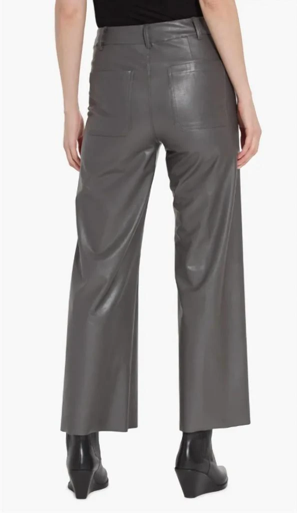 Lyssé Lysse - Women's Vegan Leather Wide Leg 2