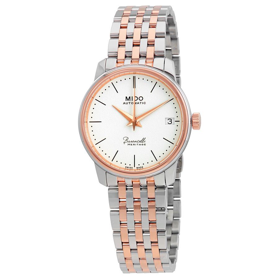 MIDO Baroncelli III Automatic Silver Dial Ladies Watch M0272072201000