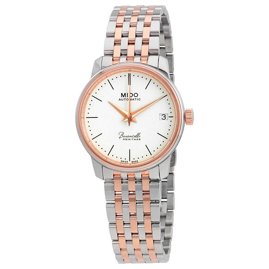 MIDO Baroncelli III Automatic Silver Dial Ladies Watch M0272072201000 1