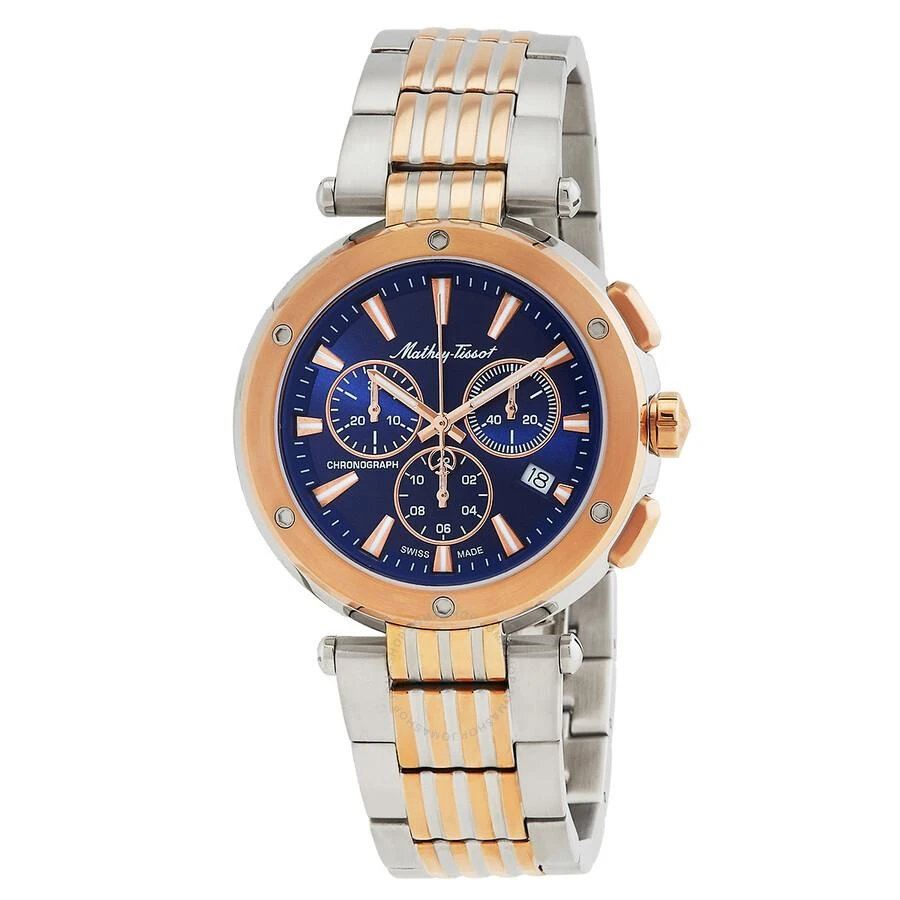Mathey-Tissot Neptune Chrono Chronograph Quartz Blue Dial Men's Watch H912CHRBU 1