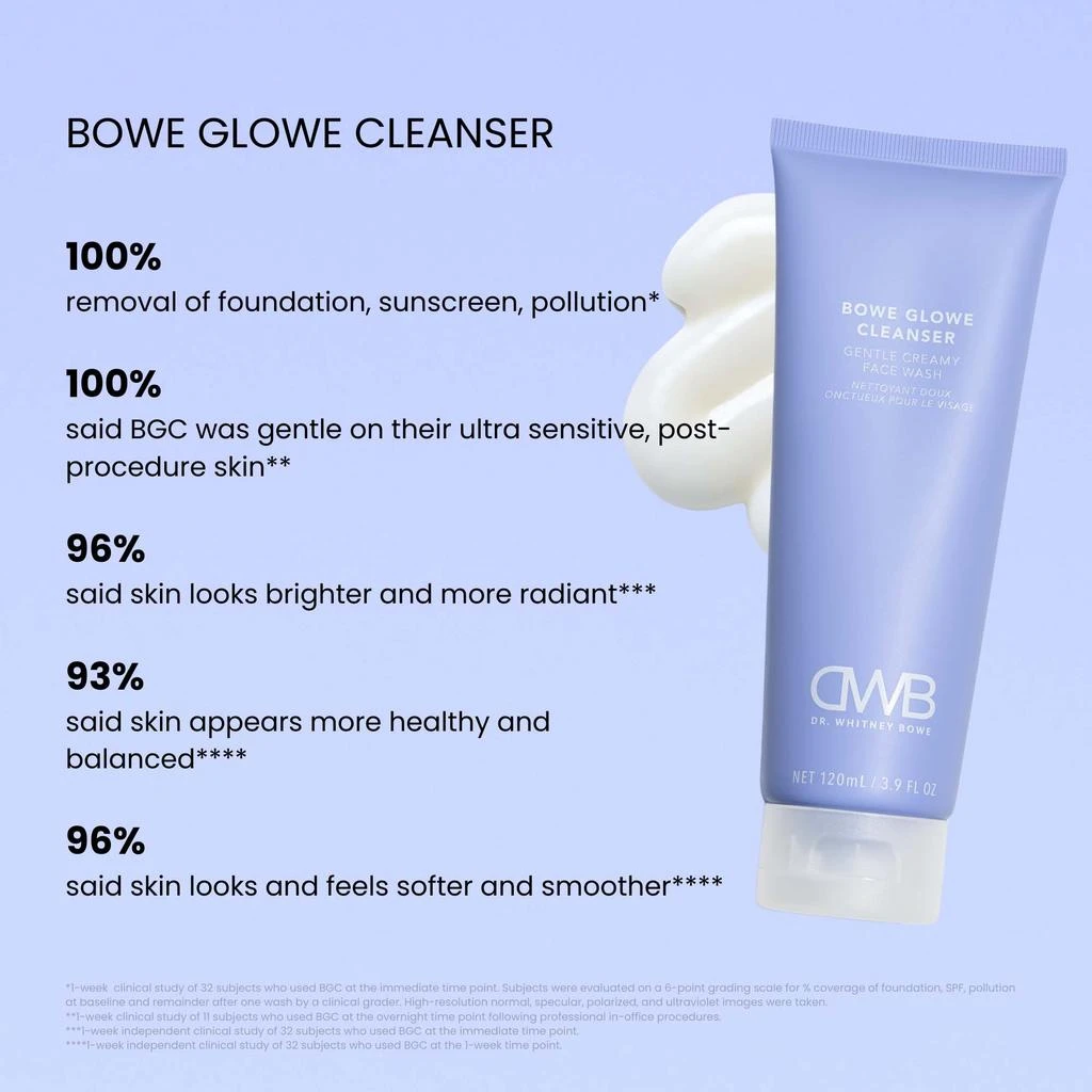 Dr. Whitney Bowe Beauty Dr. Whitney Bowe Beauty Bowe Glowe Cleanser Gentle Creamy Face Wash 120ml 2