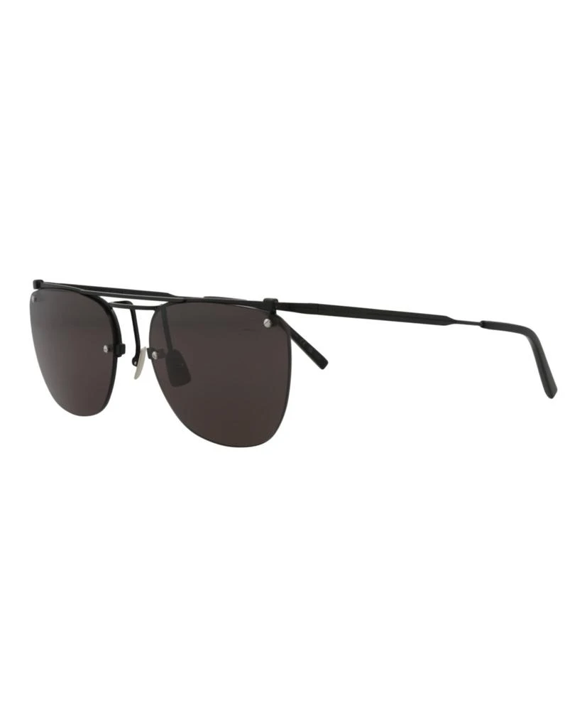 Saint Laurent Aviator-Frame Metal Sunglasses 2