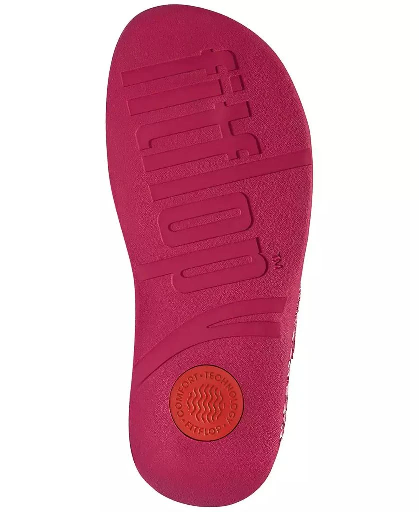 FitFlop Women's Surfa Multi-Tone Webbing Toe-Post Sandals 4