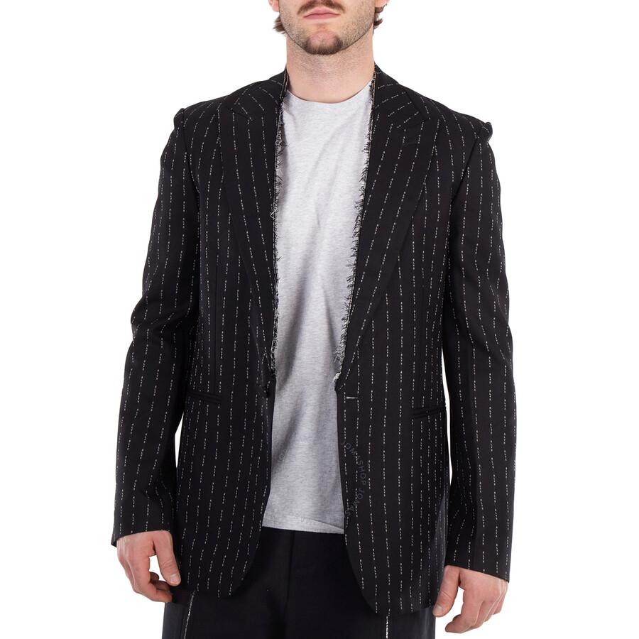 1017 ALYX 9SM Men's Pinstrip Embroidered Blazer