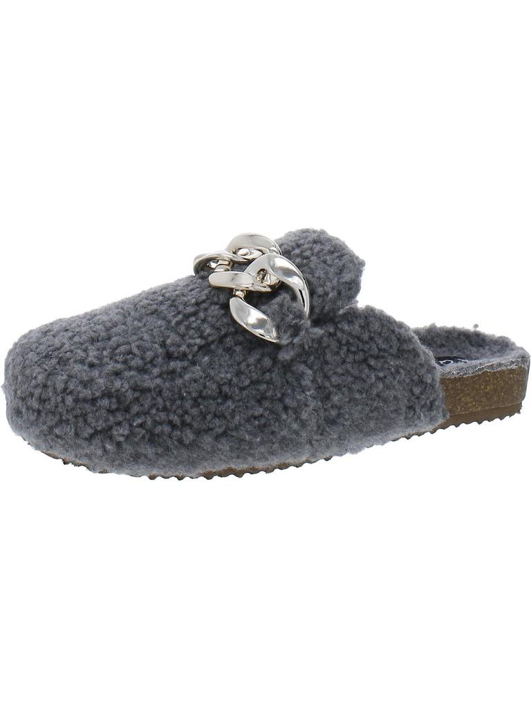 Aqua AQ Khloe Womens Chain Slip On Clogs