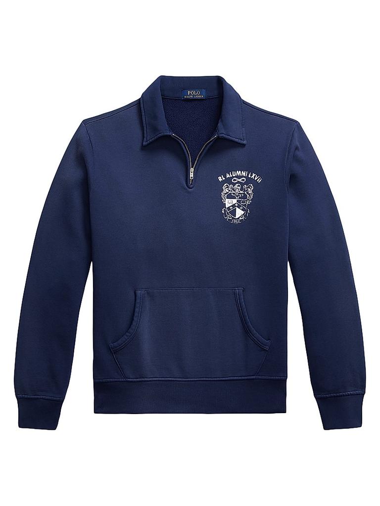 Ralph Lauren Fleece Half-Zip Collared Pullover