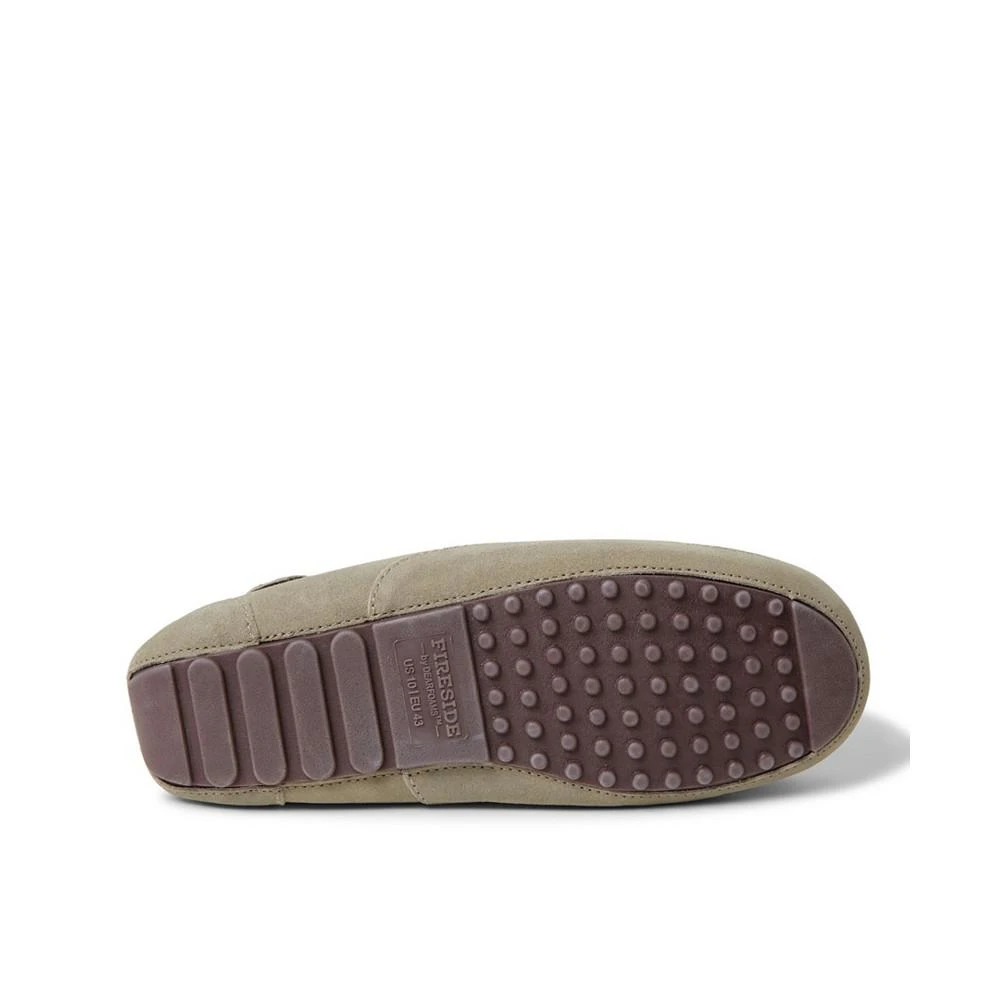 Dear Foams Men's Fireside Melbourne Genuine Shearling Moccasin Slippers 5