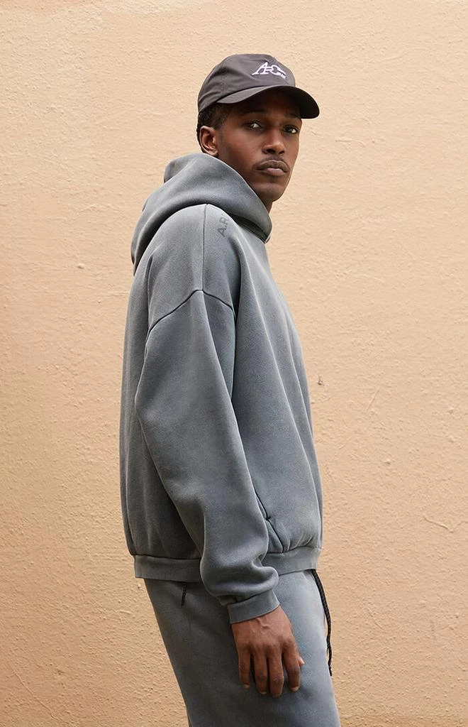 A.R.C. Black Vintage Wash Heavyweight Fleece Hoodie 4