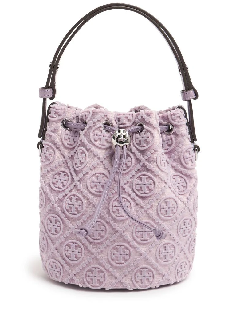 TORY BURCH Mini T Monogram Fil Coupé Bucket Bag 1