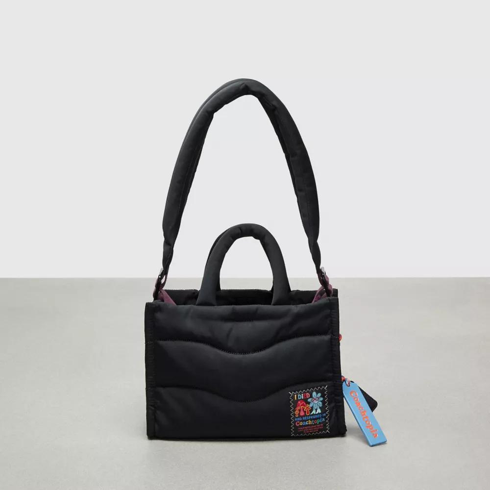 ★Coachtopia★究極の利便性★Loop Wavy Tote Mini★バッグ Coach Coachtopia Loop Mini Wavy Tote In Recycled Polyester