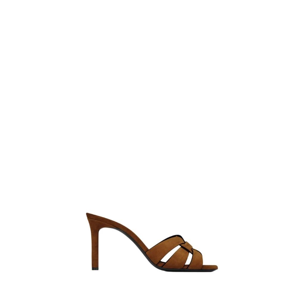 Yves Saint Laurent Ysl Tribute Mules In Suede 1