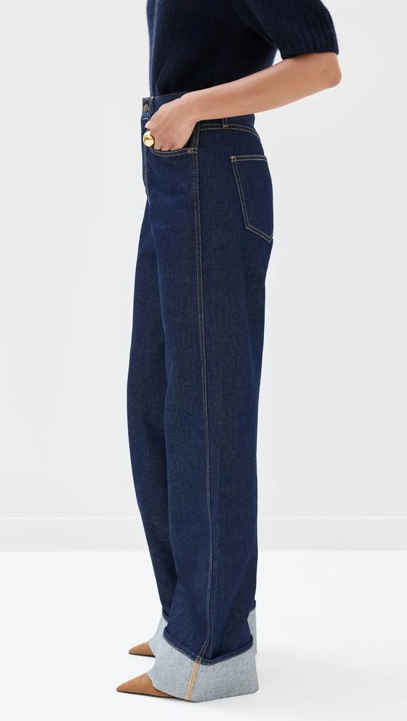 VERONICA BEARD Taylor High Rise Wide Leg Jeans 4