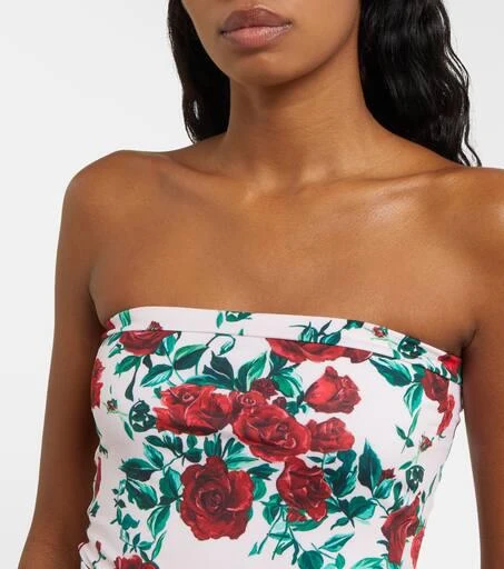 Alexandra Miro Whitney floral belted swimsuit 4