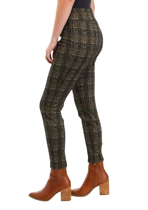 philosophy Womens Plaid Printed Leggings 3