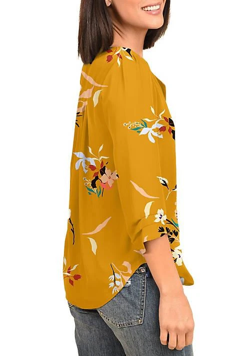 DR2 by Daniel Rainn By Daniel Rainn 3 4 Sleeve V Neck Blouse 2