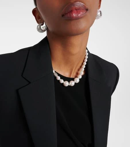 Givenchy Swarovski®-embellished faux pearl necklace 3