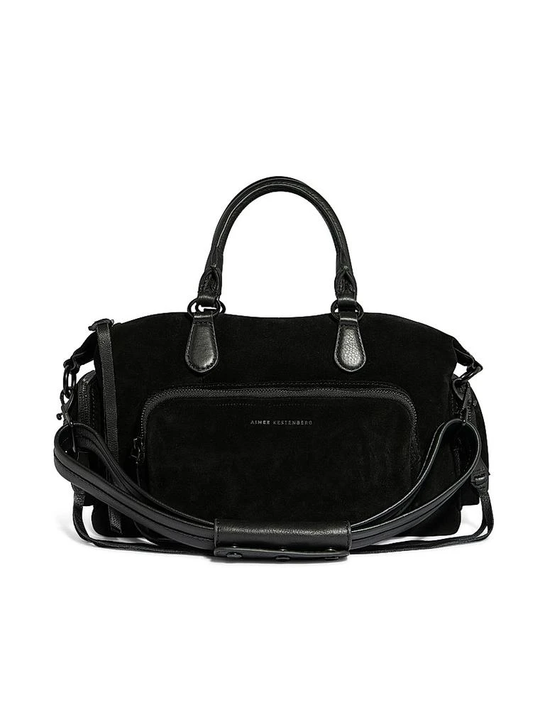 Aimee Kestenberg Away We Go Suede Satchel Bag 1