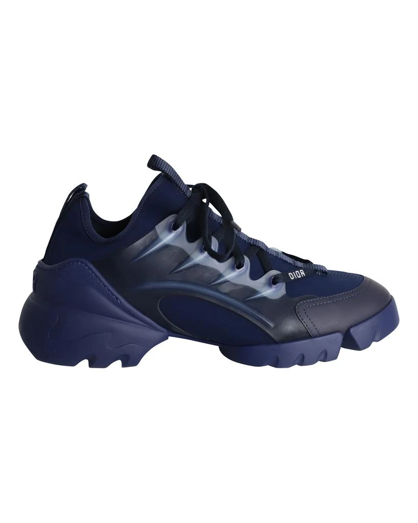 Dior D-Connect Sneakers in Navy Blue Neoprene 1