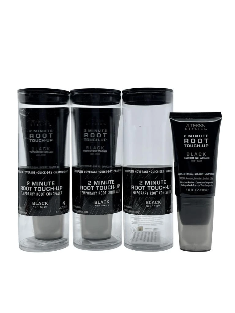 ALTERNA Stylist 2 Minute Root Touch Up Temporary Root Concealer Black 1 OZ 3 pk 1